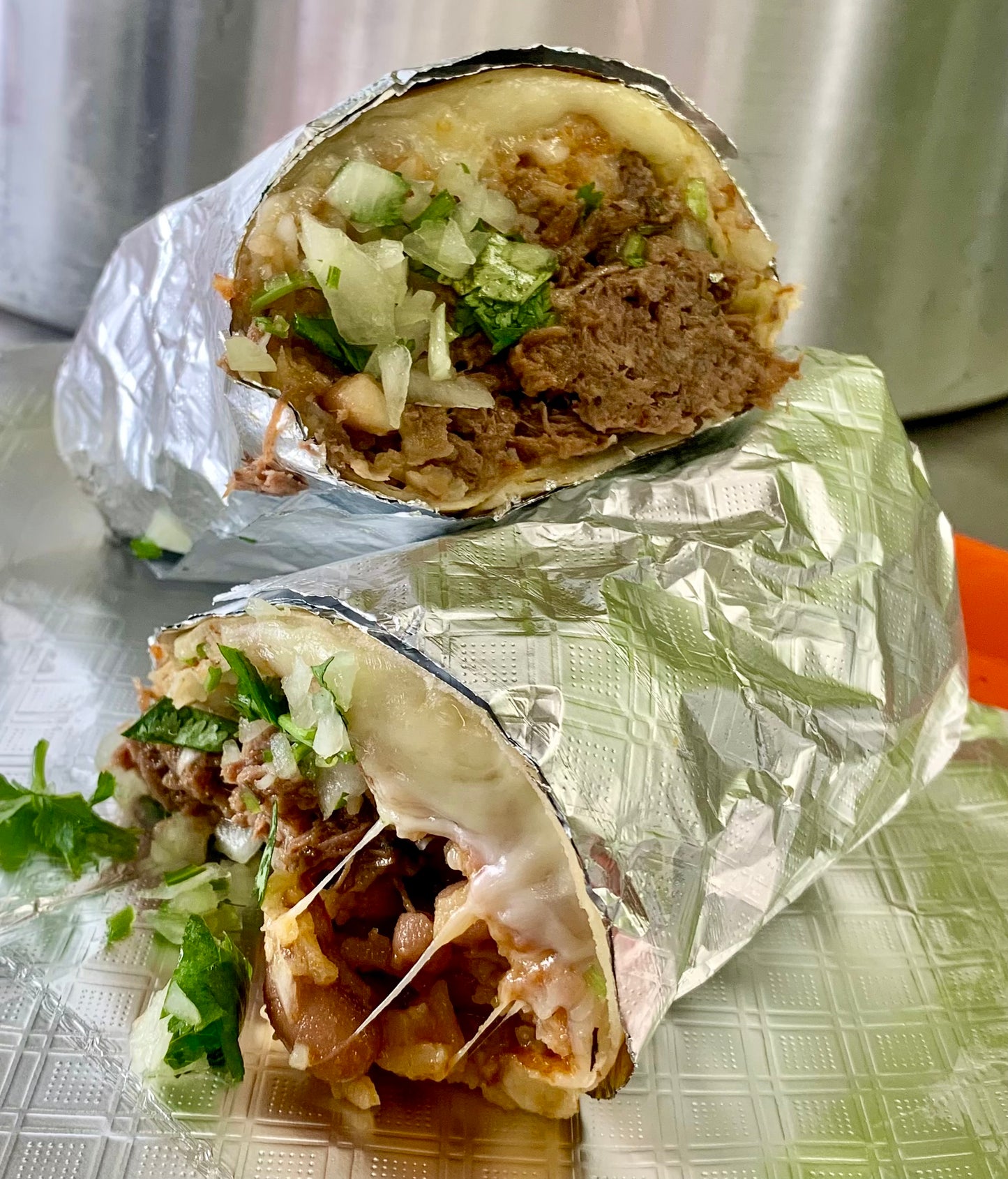 Burrito on 13” tortilla