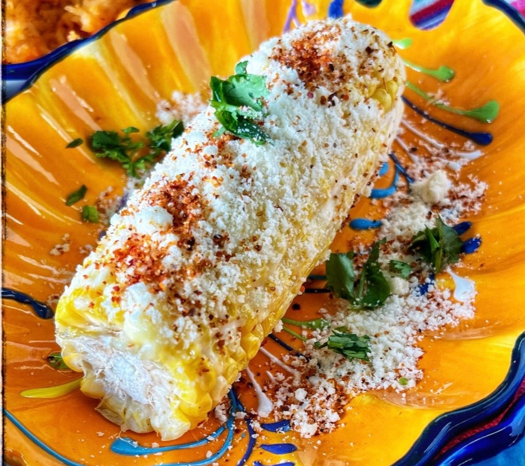 Elote (Corn) Straight Outta Husk